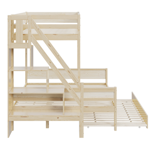 Kinder-Etagenbett aus Massivholz-OKWISH