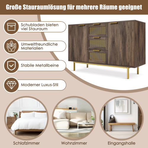 Multifunktionales Retro-Sideboard-OKWISH