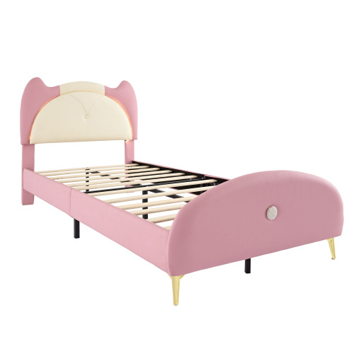 Weiches Kinderbett aus Massivholz-OKWISH