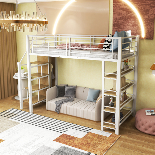 Hochbett im Zaun-Design-OKWISH