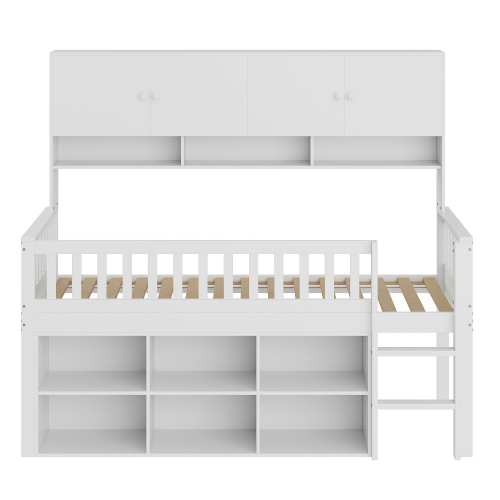 Kinderbett aus Holz mit Stauraum-OKWISH