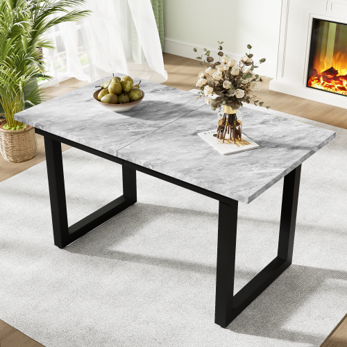 Moderner, schlichter multifunktionaler Esstisch aus Eisen-OKWISH