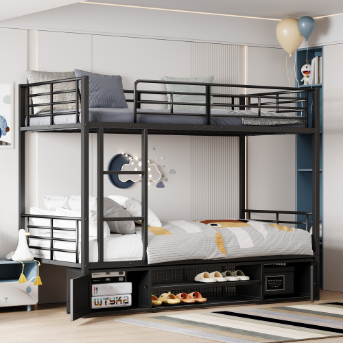 Etagenbett mit Eisenrahmen-OKWISH