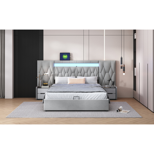 Hydraulisch gepolstertes Samtbett-OKWISH