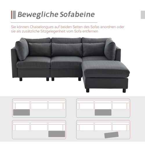 Polstersofa im modernen Design-OKWISH