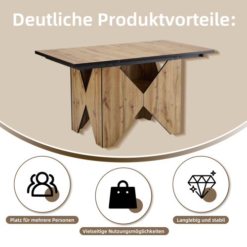Moderner Esstisch aus Holz für die Küche-OKWISH