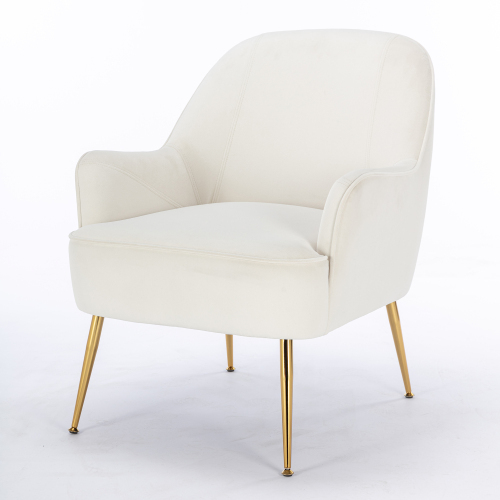 Moderner ergonomischer Stuhl aus weichem Samtstoff-OKWISH
