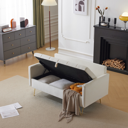 Modernes, schlichtes Samtsofa-OKWISH