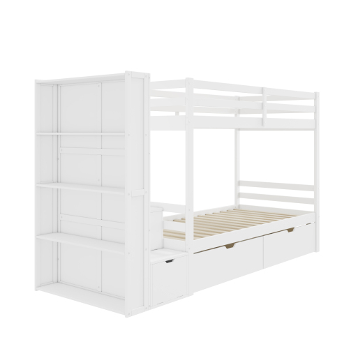 Multifunktionales Etagenbett mit Stauraum-OKWISH