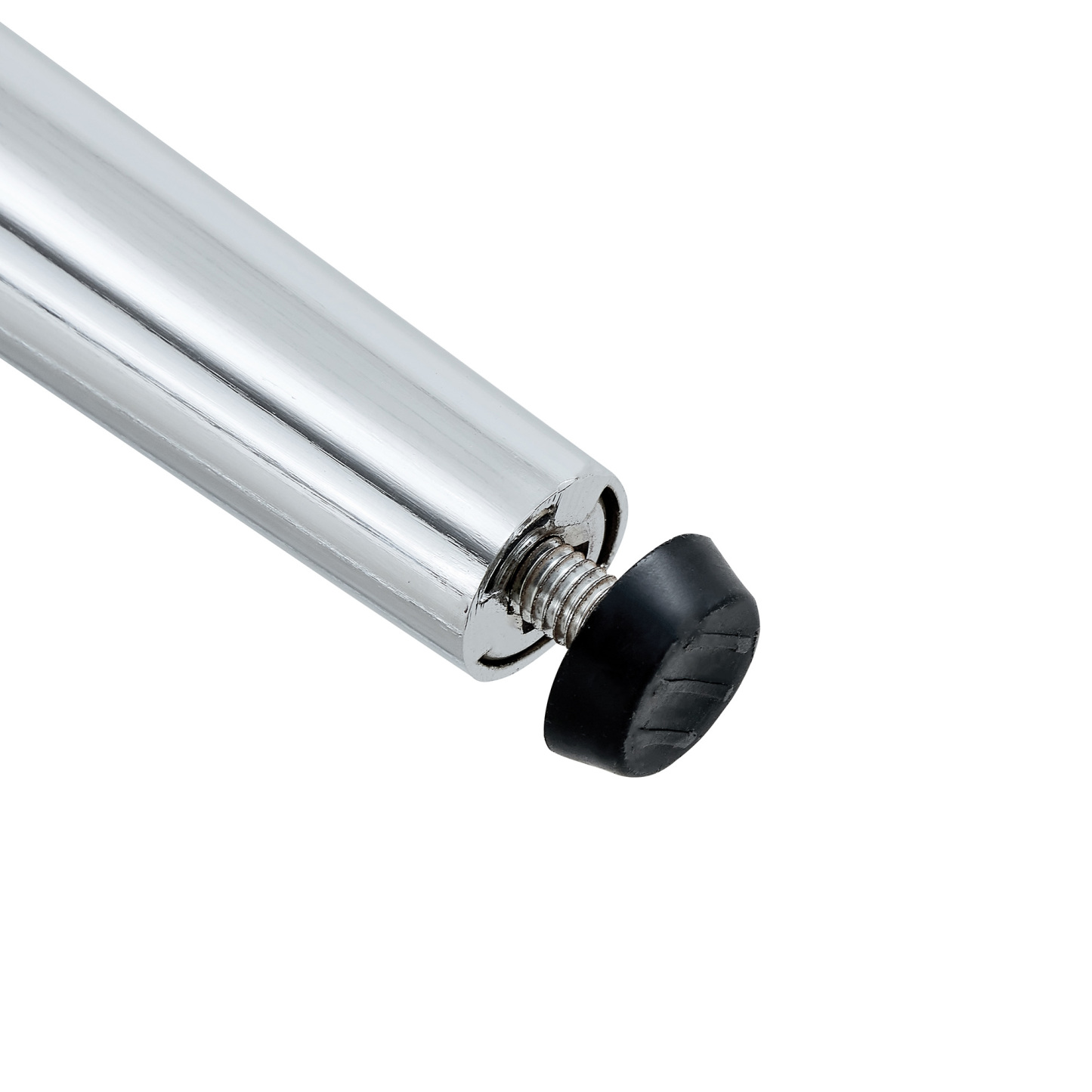 OKWISH Black Dining Chair with PU Leather and Metal Legs