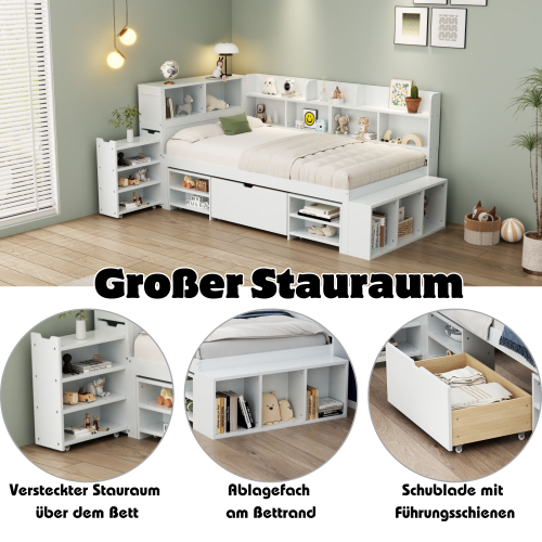 Multifunktionales Einzelbett für Kinder-OKWISH