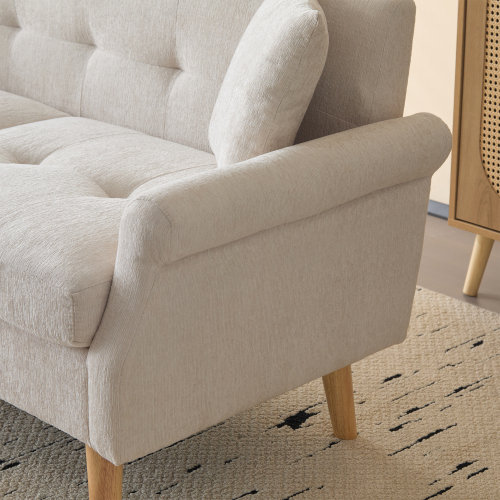 Gepolstertes Zweisitzersofa im modernen Design-OKWISH