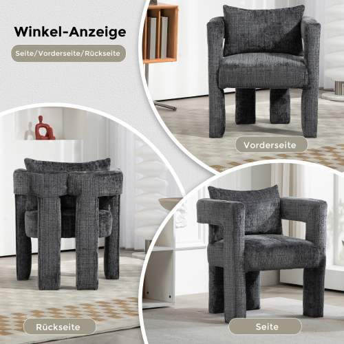 Moderner Chenille-Loungesessel-OKWISH