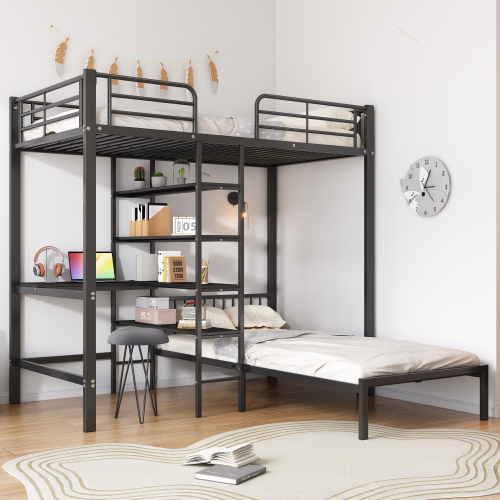 Iron bunk bed-OKWISH
