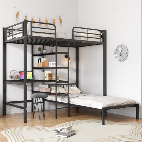 Iron bunk bed-OKWISH