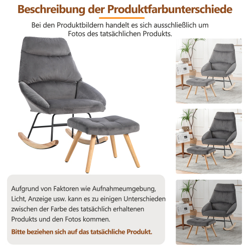 Ergonomischer Freizeit-Schaukelstuhl mit Ständer-OKWISH