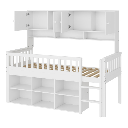 Kinderbett aus Holz mit Stauraum-OKWISH
