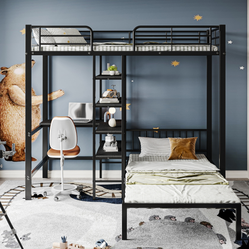 Iron bunk bed-OKWISH