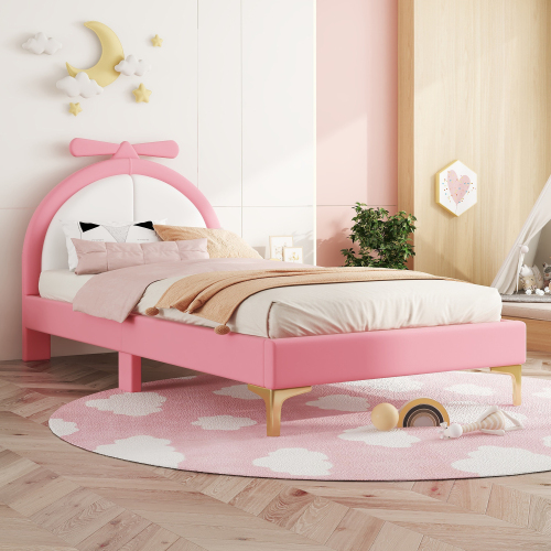 Modisches und schlichtes rosa Bett-OKWISH