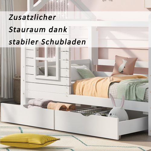 Kinderbett aus Massivholz im Landhausstil-OKWISH