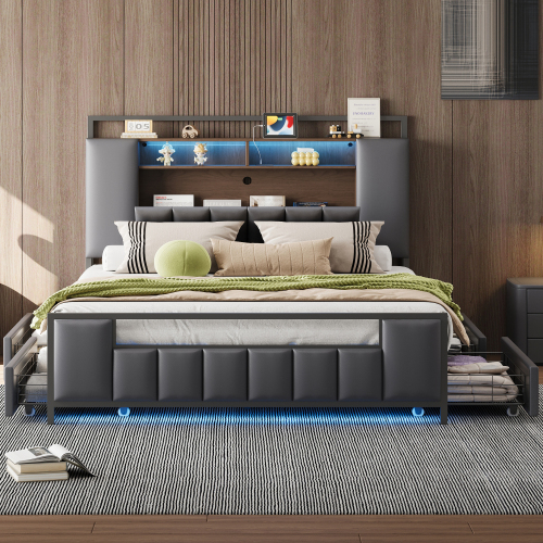 Multifunktionales Polsterbett-OKWISH