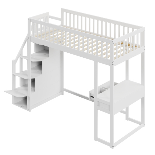 Multifunktionales Tischbett mit Rahmen aus massivem Kiefernholz-OKWISH