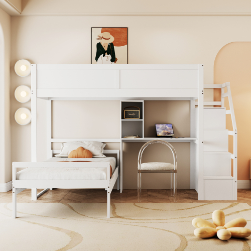 2-in-1-Gitterbett aus Kiefernholz mit hohem Gitter-OKWISH