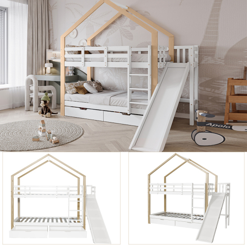 Haushaltsbett mit Absturzsicherung Etagenbett-OKWISH