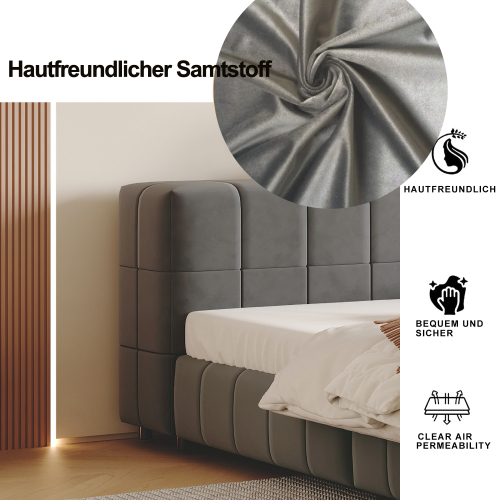 Bequemes schräges Kopfteil mit Lattenrost-OKWISH