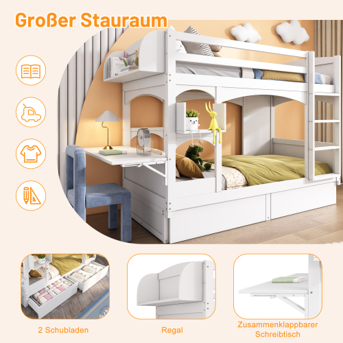 Multifunktions-Etagenbett für Kinder-OKWISH