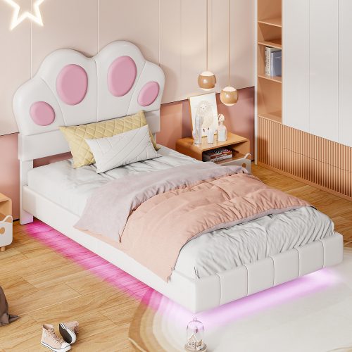 Polsterbett für Kinder in Katzenpfotenform-OKWISH