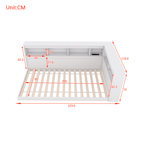 Schlafsofa mit Lattenrost-OKWISH