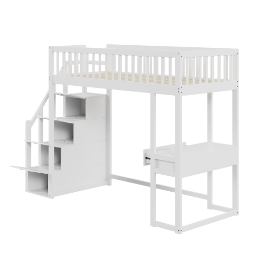 Multifunktionales Tischbett mit Rahmen aus massivem Kiefernholz-OKWISH