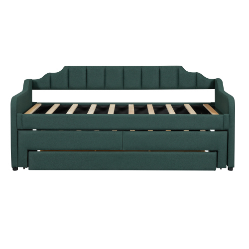 Klappbares, gepolstertes Schlafsofa mit Schublade-OKWISH