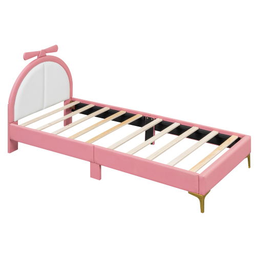 Modisches und schlichtes rosa Bett-OKWISH