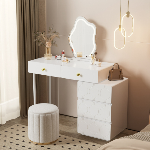 Schminktisch im minimalistischen Wave-Stil-OKWISH