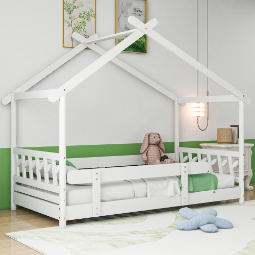 Hausbett aus Massivholz-OKWISH
