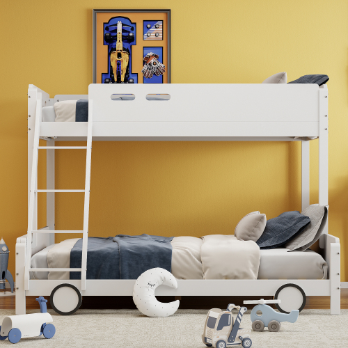 Etagenbett aus Holz für Kinder-OKWISH