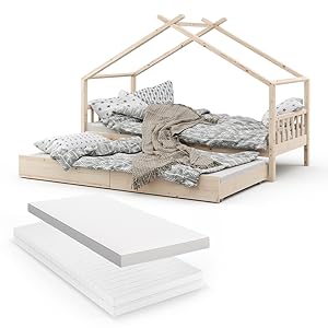 Design Kinderbett mit Schubladen