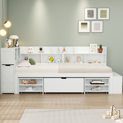 Multifunktionales Einzelbett für Kinder-OKWISH