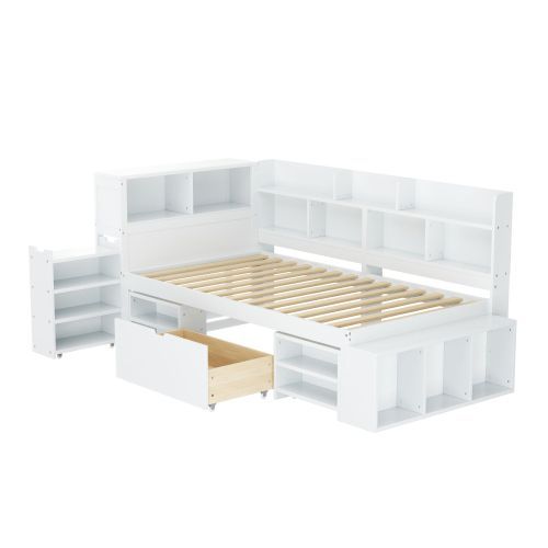 Multifunktionales Einzelbett für Kinder-OKWISH