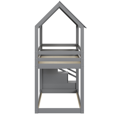 Etagenbett aus Holz für Kinder-OKWISH