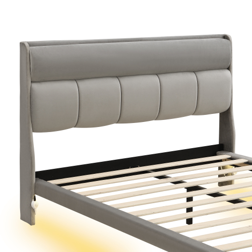 Gepolstertes, stilvolles Schwebebett-OKWISH