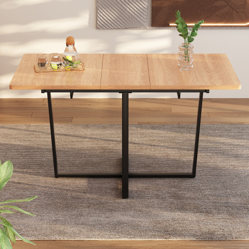 Eleganter, moderner, minimalistischer ausziehbarer Esstisch-OKWISH
