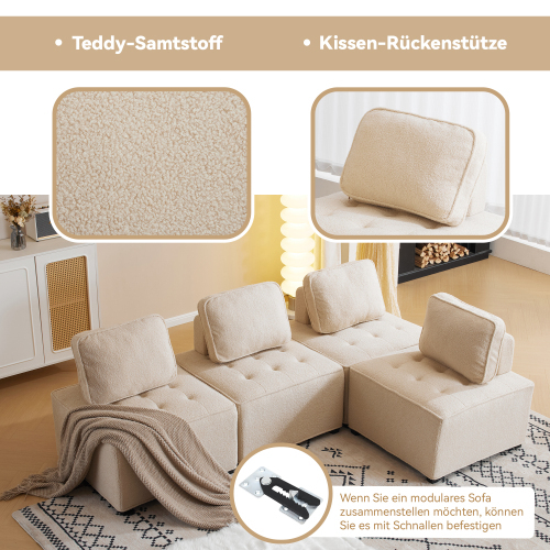 Wohnzimmerkombination, Freizeitsofa-OKWISH
