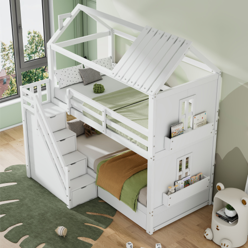 Multifunktionales Kinder-Etagenbett-OKWISH