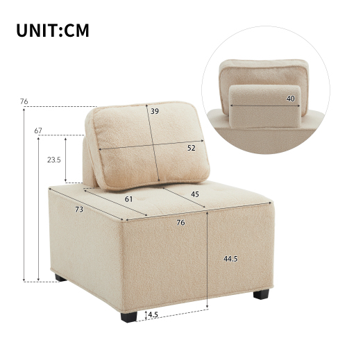 Wohnzimmerkombination, Freizeitsofa-OKWISH