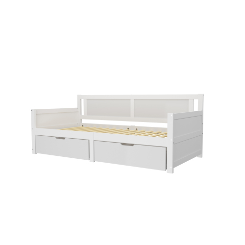 Bett aus Massivholz mit Rahmen aus Massivholz-OKWISH