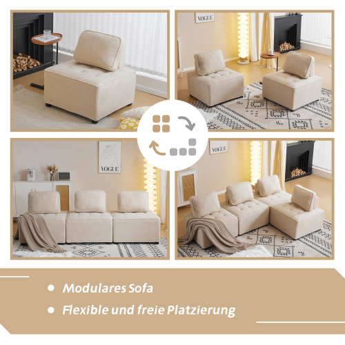 Wohnzimmerkombination, Freizeitsofa-OKWISH