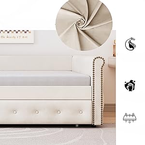 hautfreundlicher Samtstoff、komfortabler Stoff、atmungsaktiv